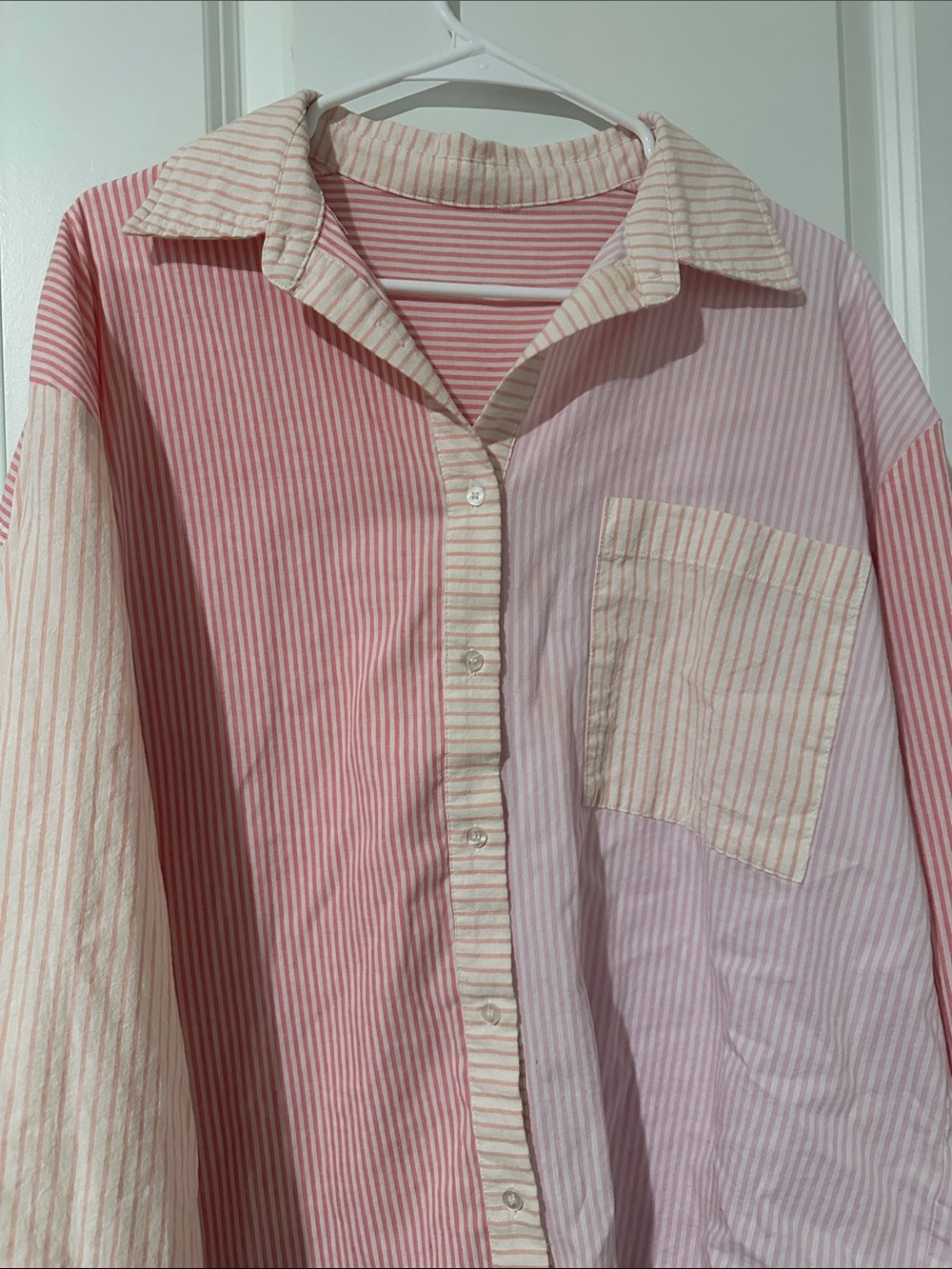 Colorful button down top - Picture 4 of 5